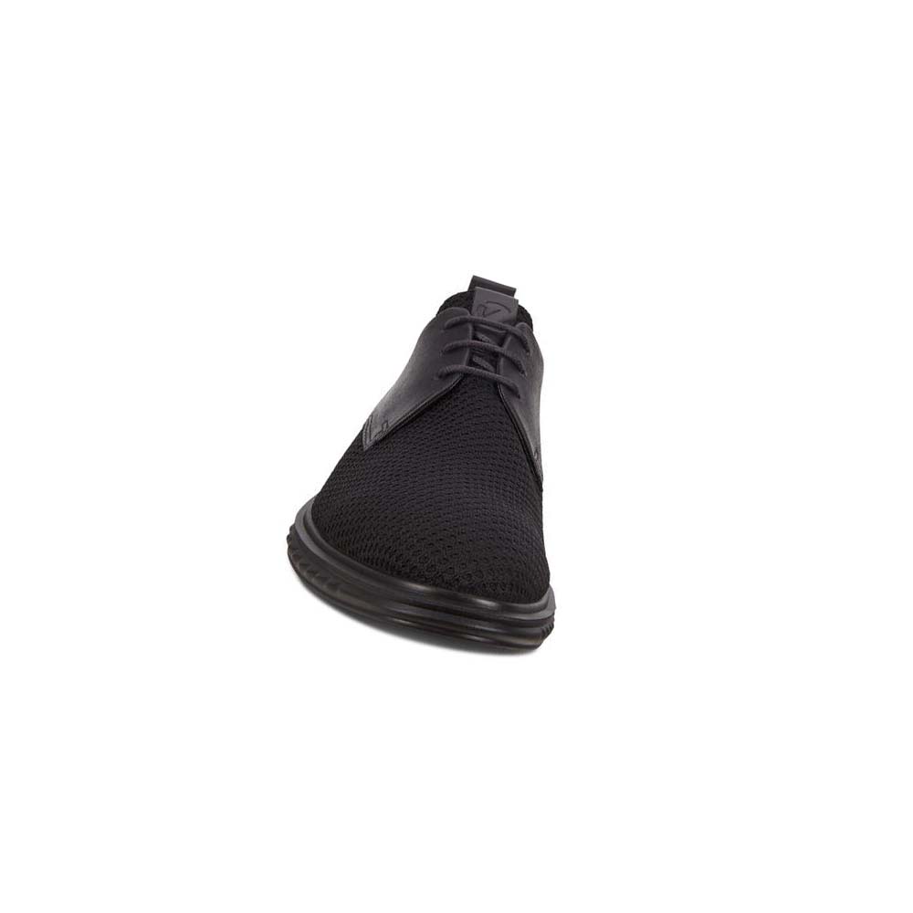 Men's Ecco St. 1 Hybrid Lite Casual Shoes Black | Canada 490JPQ